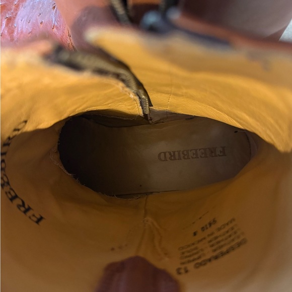 Freebird Men's Tan Ostrich Leather Western Boots-Size 13 - Picture 7 of 7